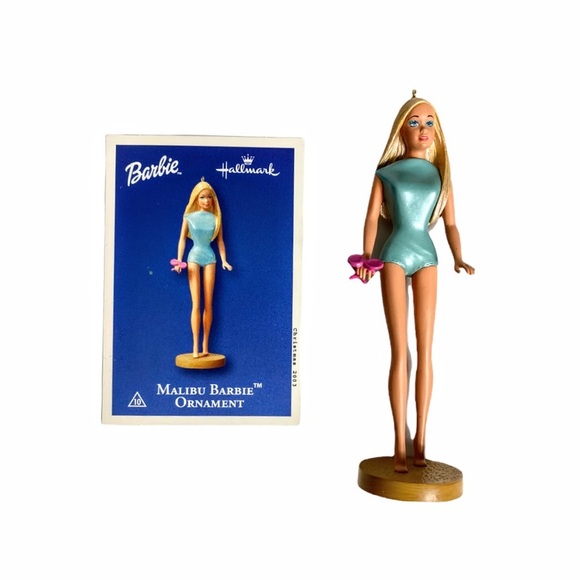 2003 HALLMARK BARBIE ORNAMENT - Malibu Barbie, Barbie #10 - Picture 9 of 14